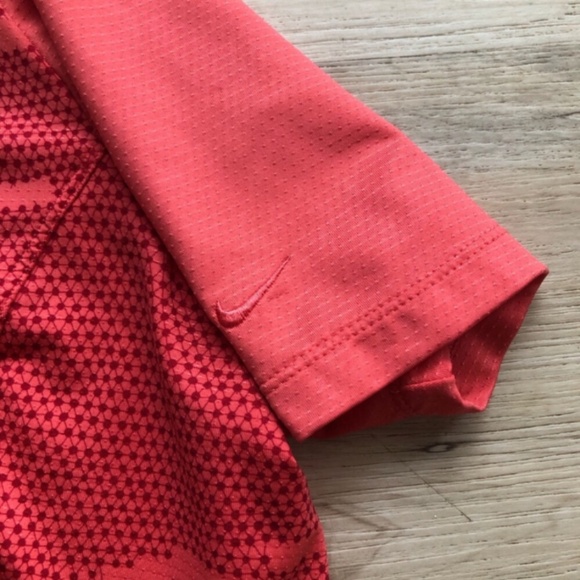 Nike Golf Red Polo Shirt Casual Comfort - Picture 3 of 7